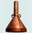 Conical  Copper Range Hoods